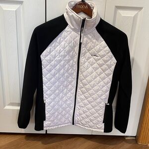 Lauren Ralph Lauren Black and White Quilted Jacket size Large
